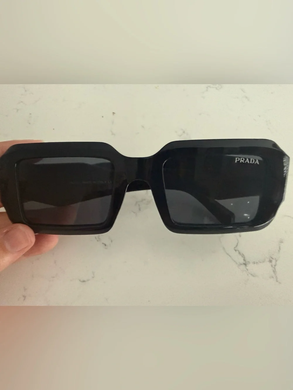 Prada bold rectangular